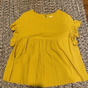 size S yellow Altar’d State shirt